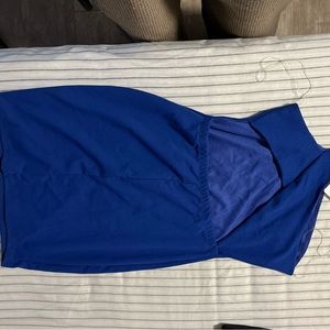 Fashion nova blue one shoulder dress